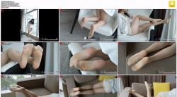 【丝足】女神小捷高雅法式小香风西装高跟秀丝足【4k,11：56】