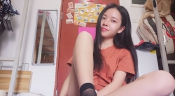 学生妹，短丝展示 60p